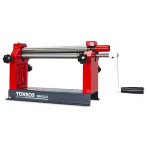 ROULEUSE DE TÔLES MANUELLE D'ÉTABLI À 3 ROULEAUX 305 MM ÉPAISS. 0,8 MM