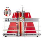 SCIE À PANNEAUX VERTICALE MULTI-MATIÈRES 1,65 KW 1625MM COMBINÉE AVEC SCIE À FORMAT DFCS5 SSC DFCS5