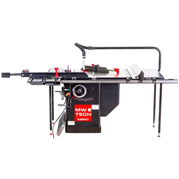 SCIE À FORMAT SUR TABLE PROFESSIONNELLE AVEC CHARIOT UNIVERSEL 1,5M DIAM. 250 MM 4KW 400V – Image 2