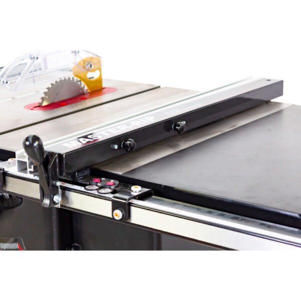 SCIE À FORMAT SUR TABLE PROFESSIONNELLE AVEC CHARIOT UNIVERSEL 1,5M DIAM. 250 MM 4KW 400V – Image 5