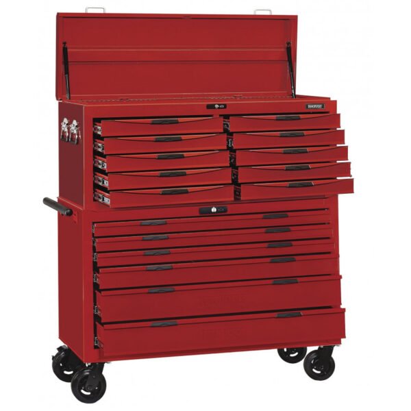 SERVANTE 6 TIROIRS ET COFFRE SUPÉRIEUR