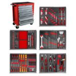 SERVANTE D'ATELIER COMPLÈTE 211 OUTILS