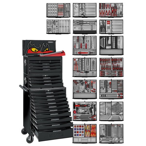 SERVANTE D'ATELIER 'BLACK EDITION' 1226 PCS