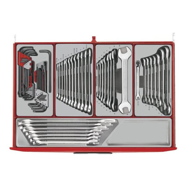SERVANTE D'ATELIER COMPLÈTE PRO 491 OUTILS TENG – Image 4