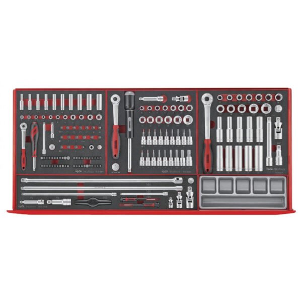 SERVANTE D'OUTILS COMPLÈTE 411 PIÈCES – Image 4