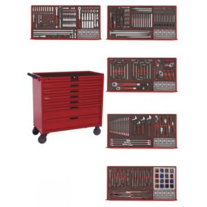 SERVANTE D'OUTILS COMPLÈTE 411 PIÈCES
