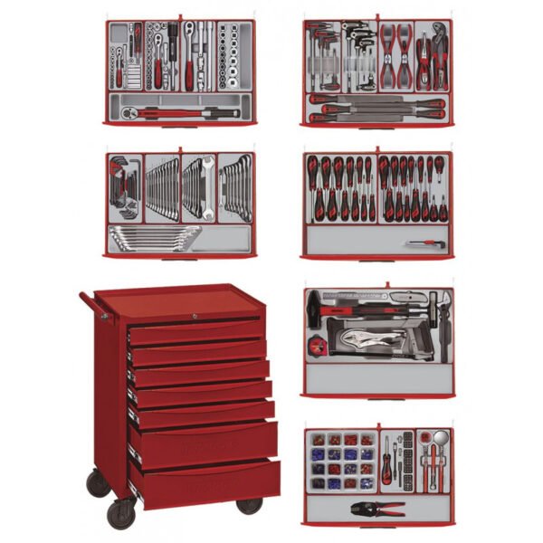 SERVANTE TCW707EV AVEC 491 PIÈCES - PS TRAYS