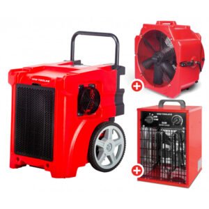 SET DÉSHUMIDIFICATEUR BDP50 + VENTILATEUR MV500PPL + CHAUFFAGE WEL33