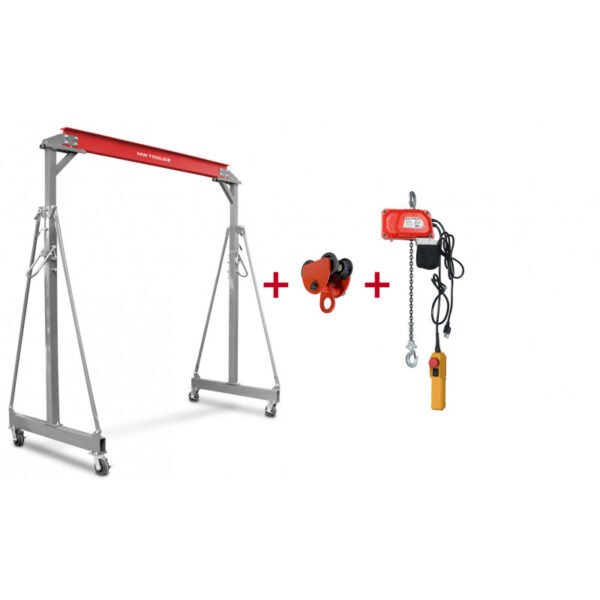 SET GRUE À PORTIQUE MOBILE 1 TONNE PTLK1