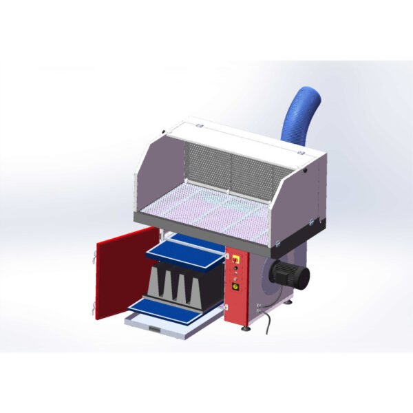 TABLE D'ASPIRATION DE FUMÉES ET DE POUSSIÈRES 1350X800MM 220V – Image 9