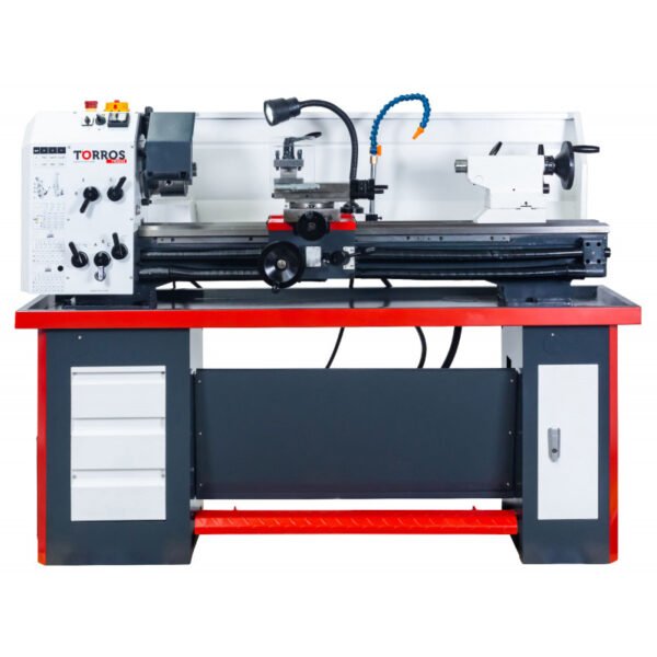 TOUR À MÉTAUX PROFESSIONNEL ENTREPOINTE 1M 330X1000MM Ø36 MM SYSTÈME DE REFROIDISSEMENT 1,5KW 400V – Image 2