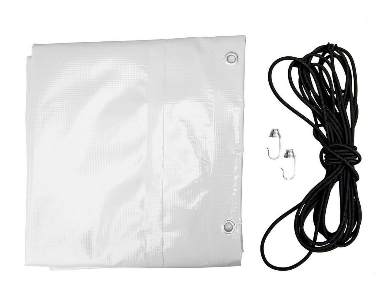 Bâche Plate Grise Pour Remorque Garden Trailer 200 Kipp