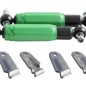 Kit : 2 X Amortisseur Al-Ko Octagon Vert 900-1600 Kg + 2 X Jeux De Pattes Clipsable
