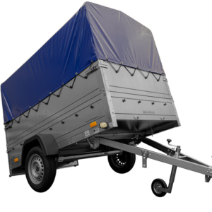 Remorque voiture sans frein 230 x 125 cm Garden Trailer 230 KIPP avec bâche haute