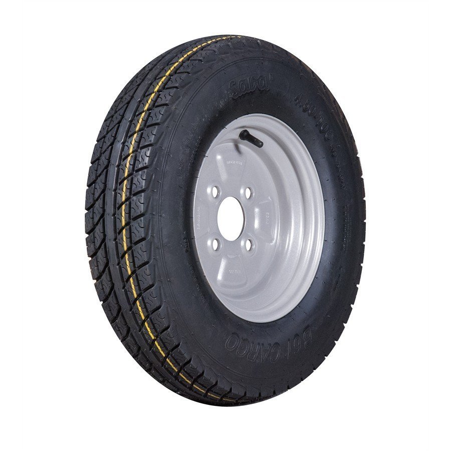 Roue de secours 450R10, 4 trous x 100 LA REMORQUE PLIANTE